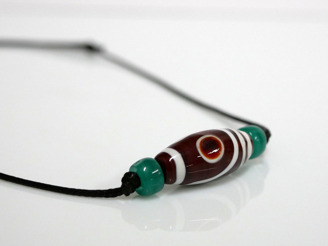 Kette sportlich braun - grün